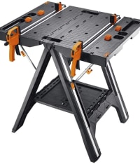 Bancos de Trabajo Plegables para cortar, pegar y apoyar todas tus herramientas -  																					Banco plegable de Ryobi RWB02 																			